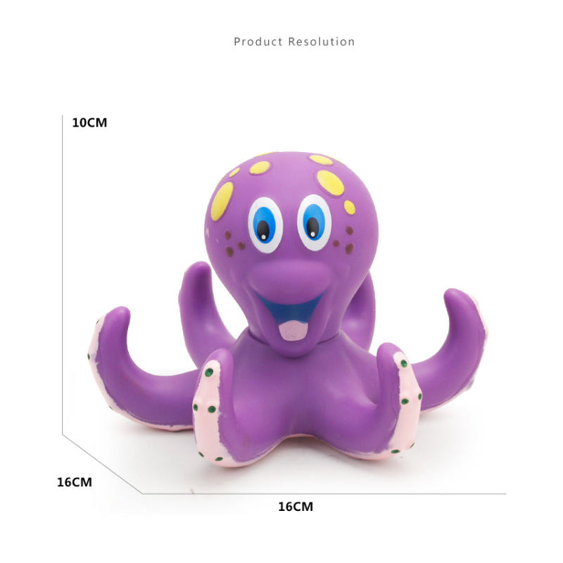 Octopus Bathing Toy Baby Ring Toss Game Bath Time Fun Educational Toy Puzzle