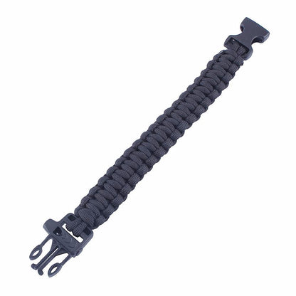 10ft Paracord Survival Bracelet Whistle Buckle Outdoor Emergency Gear Camping