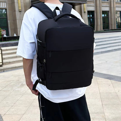 Waterproof Laptop Backpack: Airplane-Approved Carry-On for Travel, School & Work