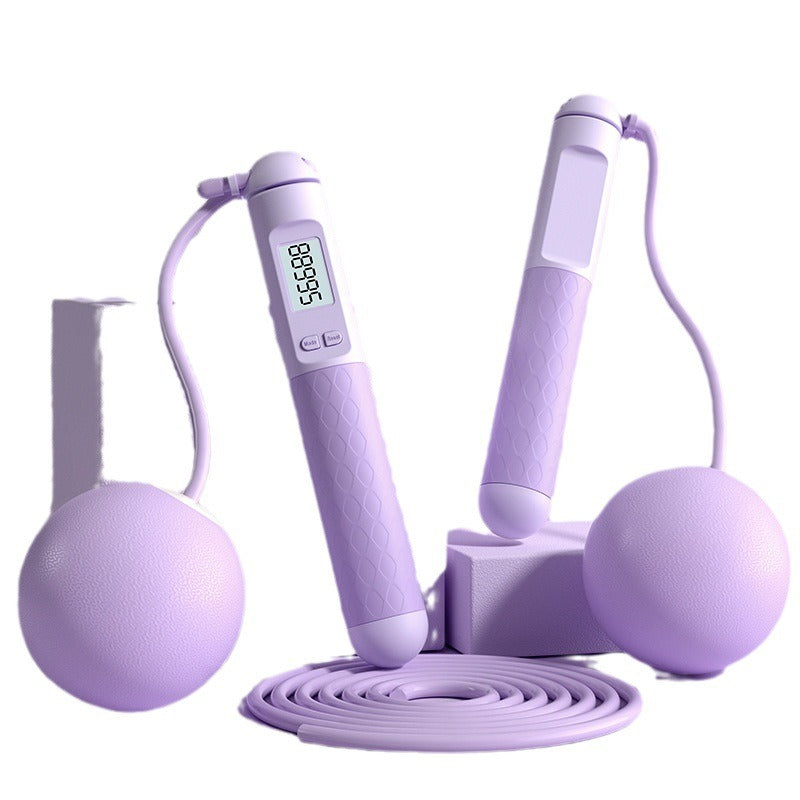 Digital Exercise Skipping Rope Calorie Counter Speed Control Workout Accessory
