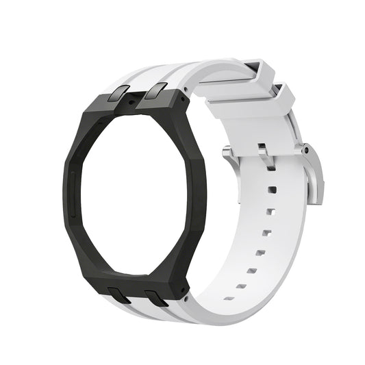 For AP x Swatch Royal Pop Watch Case Silicone Strap Adjustable Buckle Band