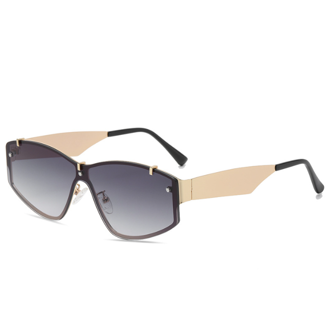 Men's Rimless Sunglasses UV400 Protection Lightweight Durable Outdoor Eyewear