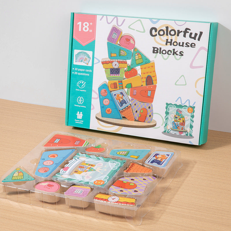 Children's Cognitive Growth Stack Balance Building Blocks Motor Skills Enhance