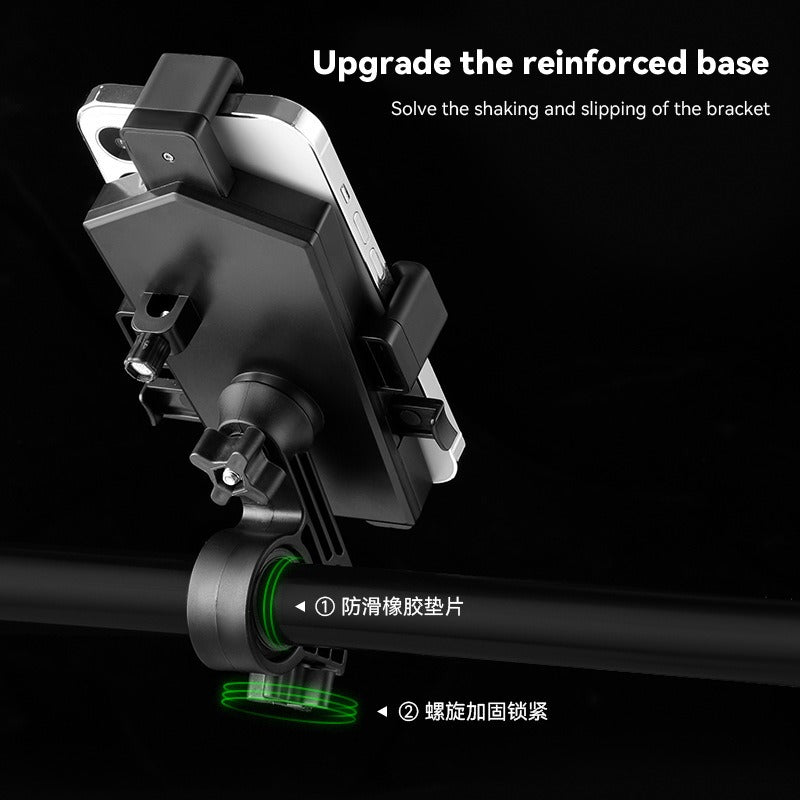 Motorcycle Scooter Bike Mobile Phone Holder Secure 360 Degree Rotatable Mount