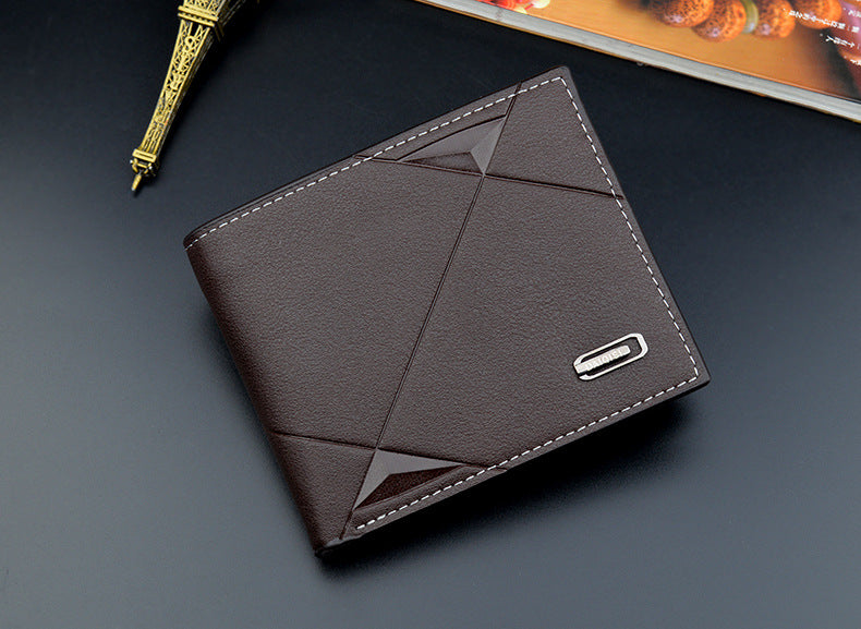 Men's Leather Men Wallet Slim RFID Blocking Credit Card Holder Secure Storage