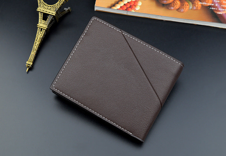 Men's Leather Men Wallet Slim RFID Blocking Credit Card Holder Secure Storage