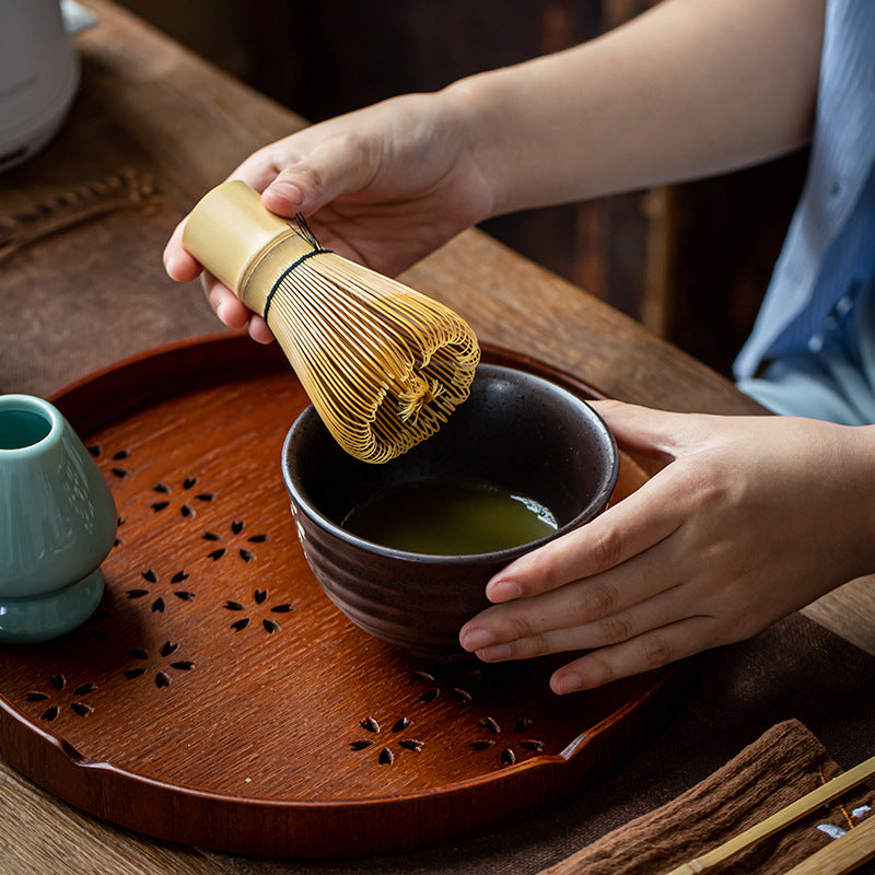 Traditional Japanese Bamboo Matcha Whisk Chasen for Tea Ceremony Preparation