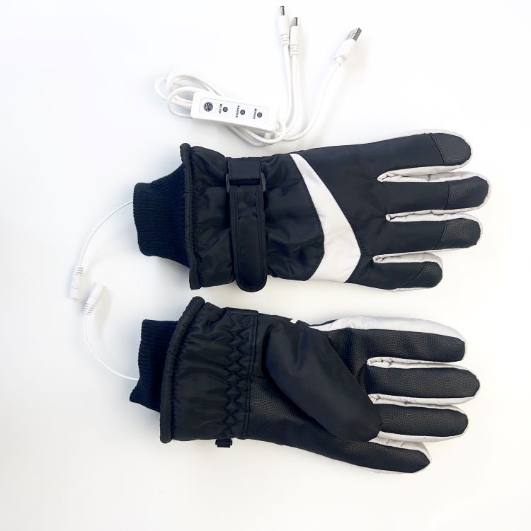 Heated Ski Gloves USB Electric Winter Waterproof Touchscreen Anti-Slip
