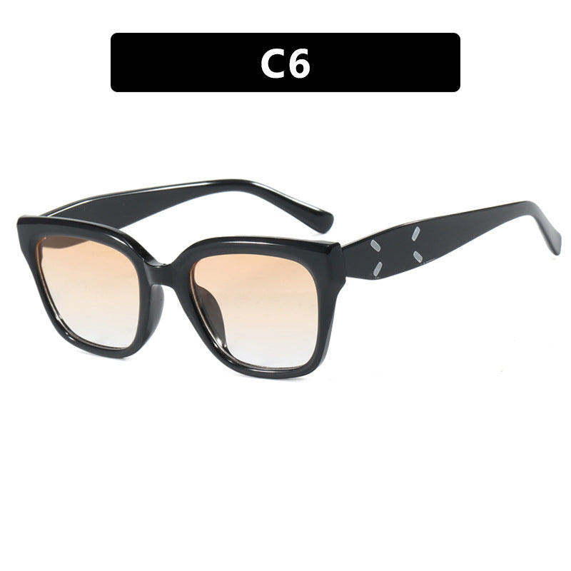 Women's Square Cat Eye Sunglasses UV Protection Retro Style Slim Face Shaping