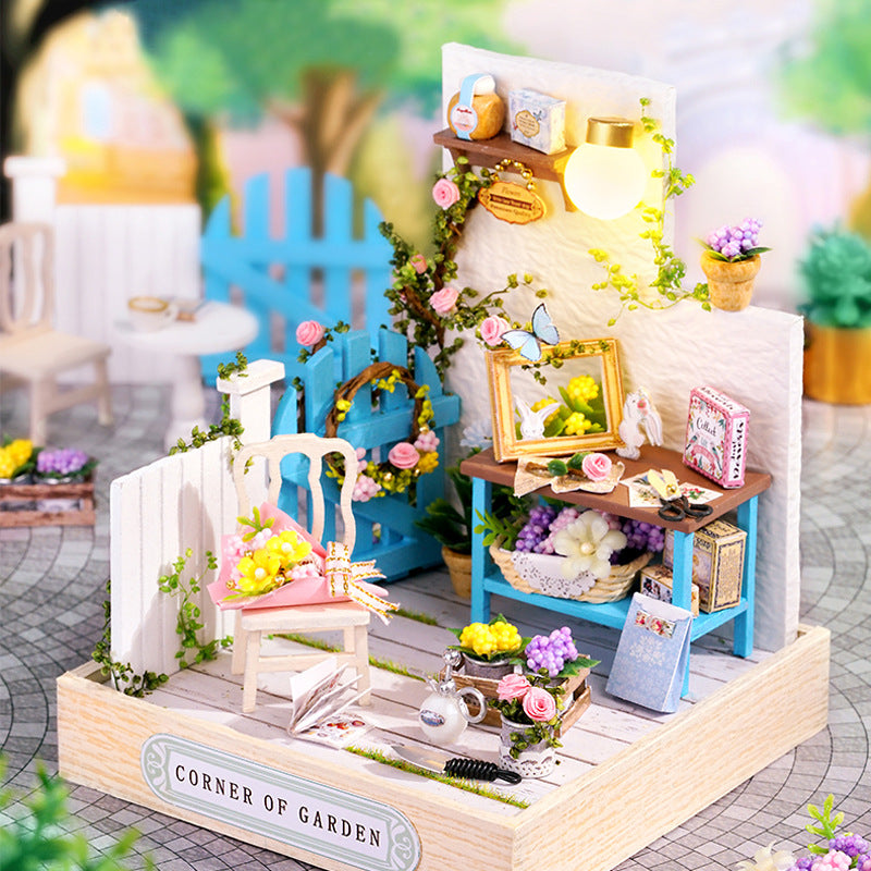 DIY Miniature House Model Kit Craft Assembly Handcrafted Educational Toy Gift Set