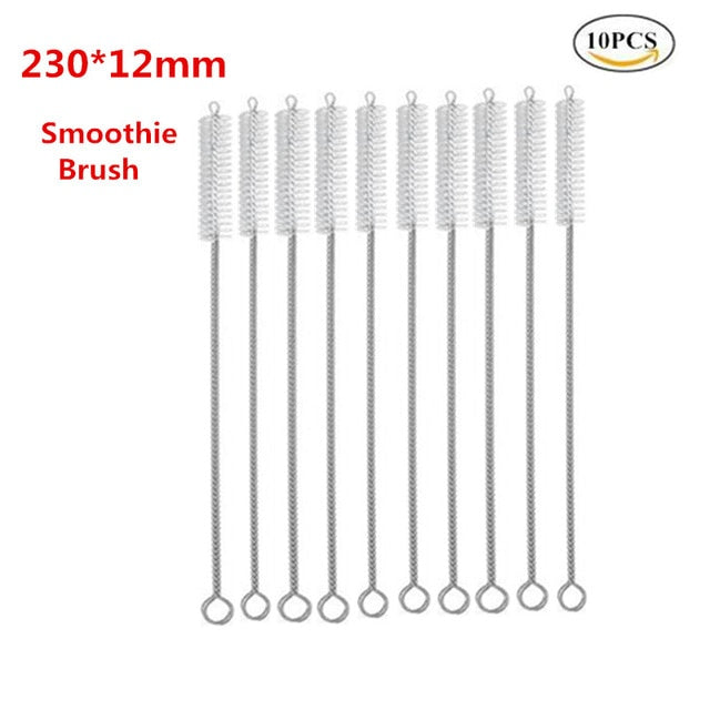 50/100 Pcs Eco-Friendly Bamboo Drinking Straws Reusable Smoothie Party Wedding
