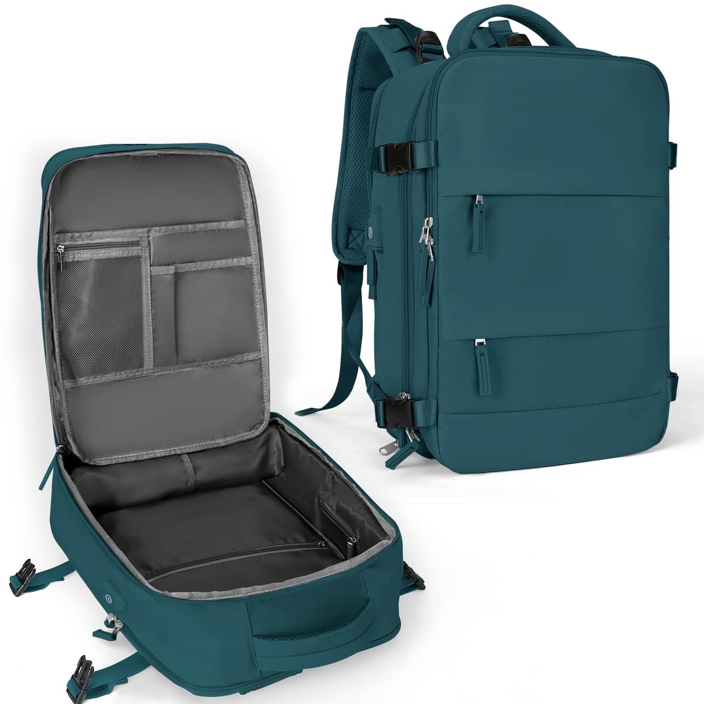 Women's Travel Backpack 20-35L Waterproof USB Charging Port Lightweight Durable