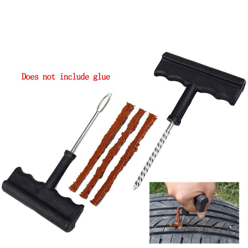 Tubeless Tyre Repair Kit Quick Seal Emergency Puncture Plug Vehicle Tool Set