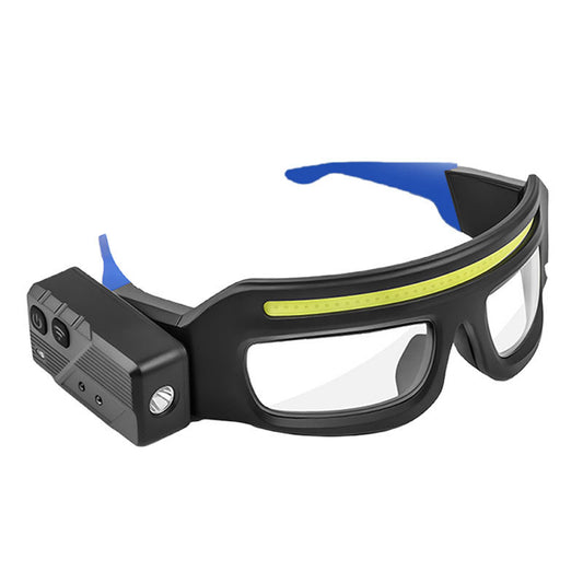 USB-C Rechargeable LED Headlamp with Wave Sensor 90° Tilt Five Lighting Modes