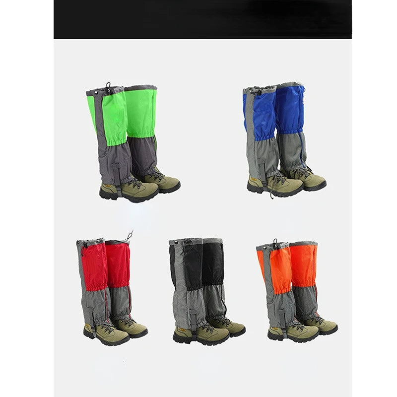 Waterproof Snowshoe Leg Gaiters Adjustable Outdoor Hiking Protection Unisex Gear