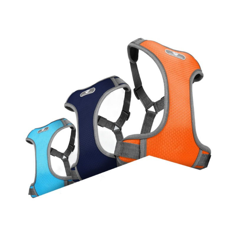 Reflective Dog Harness Adjustable Breathable Lightweight Pet Vest S-XL Non Pull