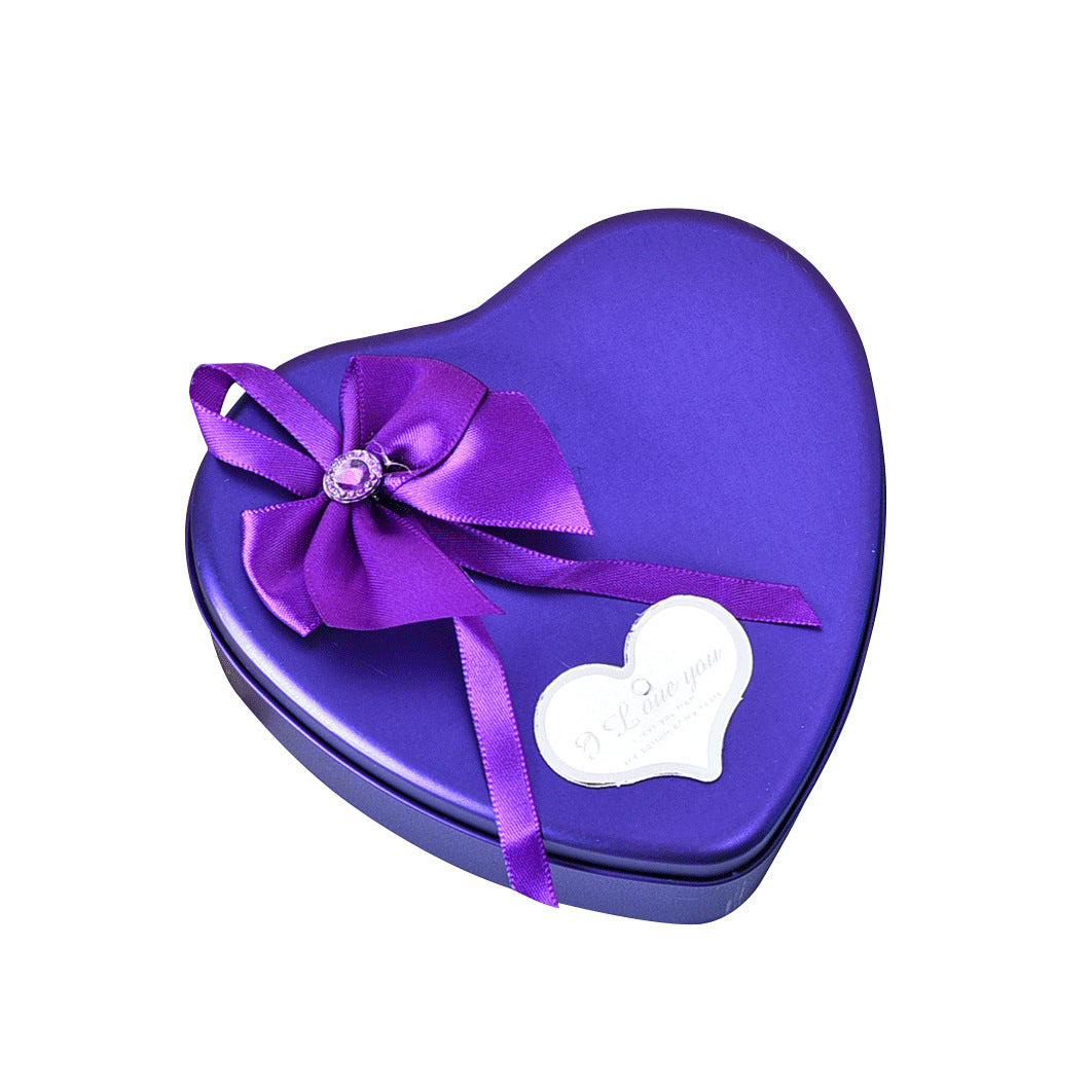 Heart Shaped Soap Flower Teddy Gift Box Optimal Wedding Table Display Feature