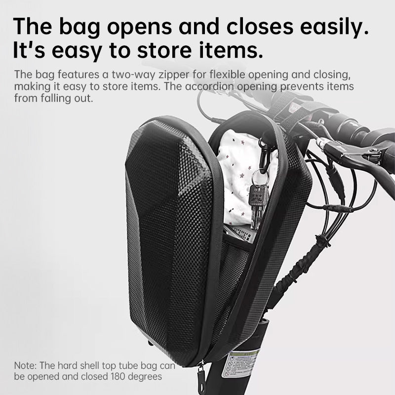 Waterproof Electric Scooter Front Storage Bag 3L 4L Hard-Shell Bike Accessory