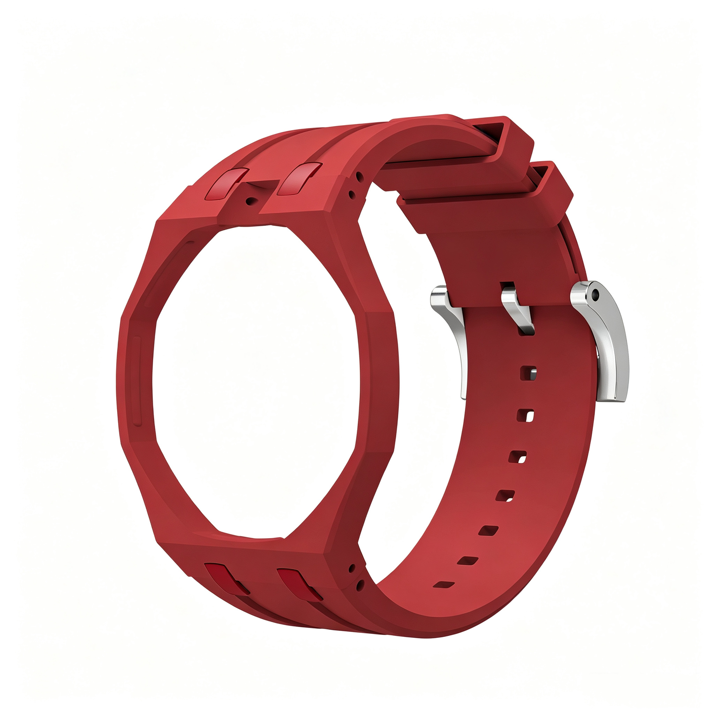 For AP x Swatch Royal Pop Watch Case Silicone Strap Adjustable Buckle Band
