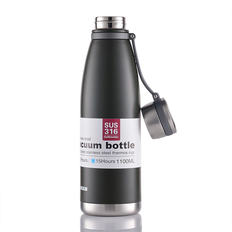Stainless Steel Vacuum Insulated Flask High Volume Athletic Travel Hydration