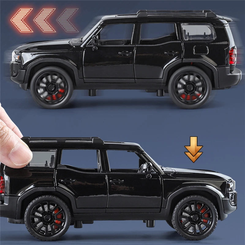 1:32 Scale Prado SUV Model Toy Alloy Construction Sound Light Features Age 7-14