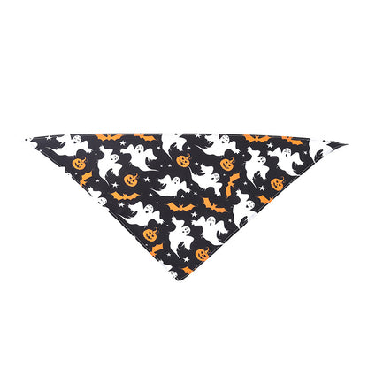 Adjustable Holiday Festive Pet Bandana Scarf Bib Seasonal Design for Dogs Cats