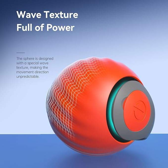 Automatic Dog Walking Ball Durable Electric Interactive Pet Toy Bite Resistant