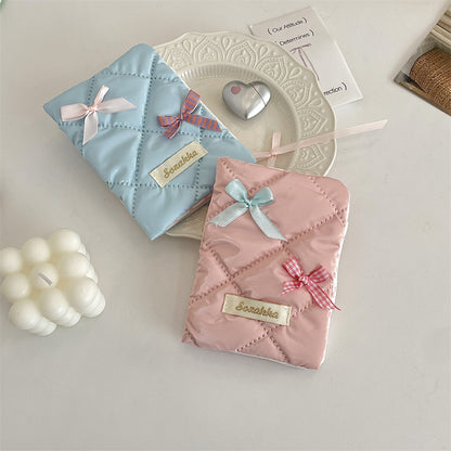 Bow Shaped Passport and Card Holder - Secure Travel Document Organizer Wallet