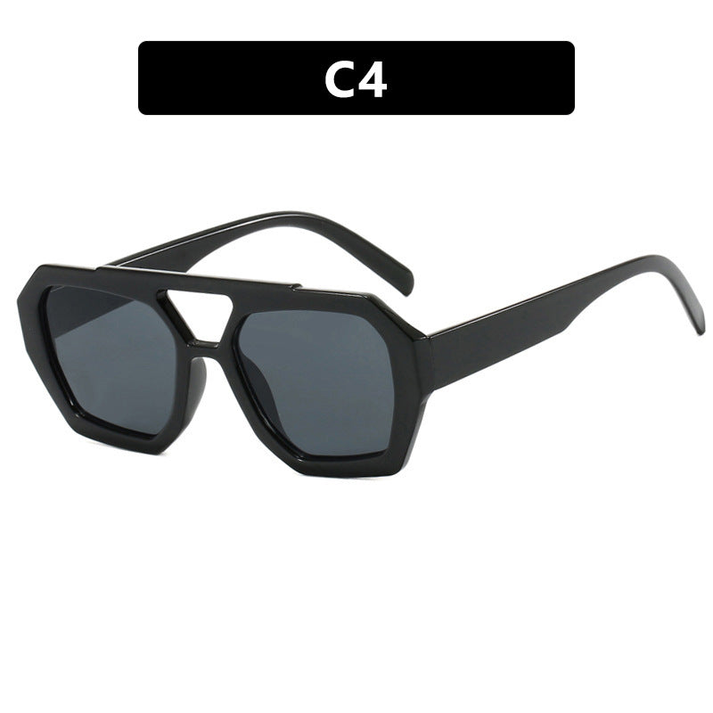 Women's Double Beam Women Sunglasses Fashion Eyewear UV Protection Stylish
