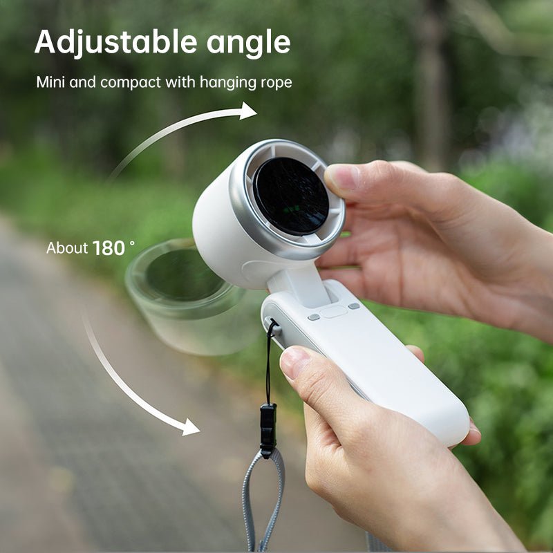 USB Rechargeable Portable Electric Fan Lightweight Foldable Type-C 10W Output