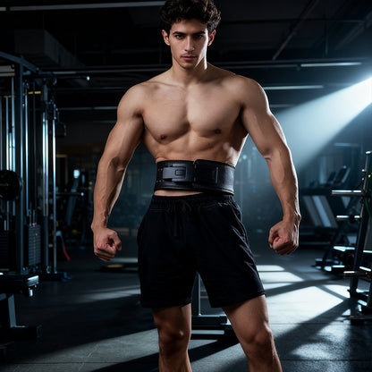 Leather Weightlifting Belt Heavy Duty Lumbar Support Gym Deadlift Squat Training