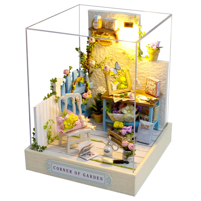 DIY Miniature House Model Kit Craft Assembly Handcrafted Educational Toy Gift Set