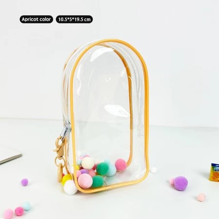 Storage Bag For Labubu Figure 17cm Transparent Thick Durable Weather Resistant