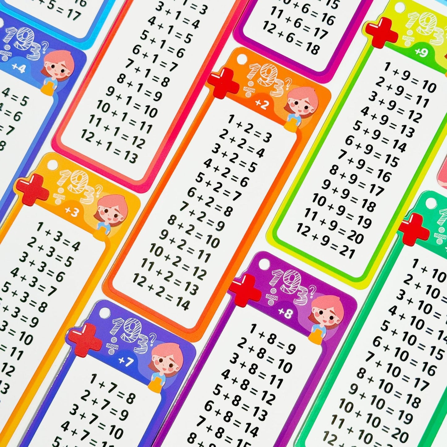 Early Education Arithmetic Learning Math Flash Cards Enhance Calculation Skills