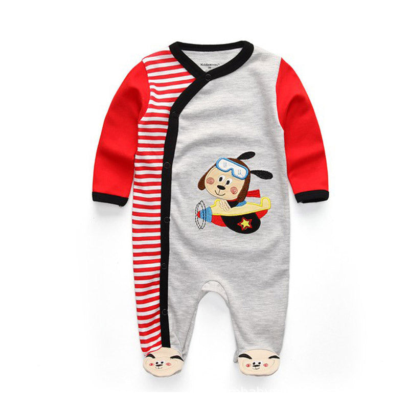 Newborn 100% Cotton Baby Jumpsuit | Neutral Infant Sleepwear | Ages 0-12 Months