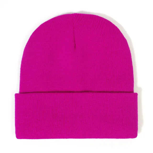 Satin Lined Beanie Hat for Women & Men, Warm Winter Cap, Silk-Lined Knit