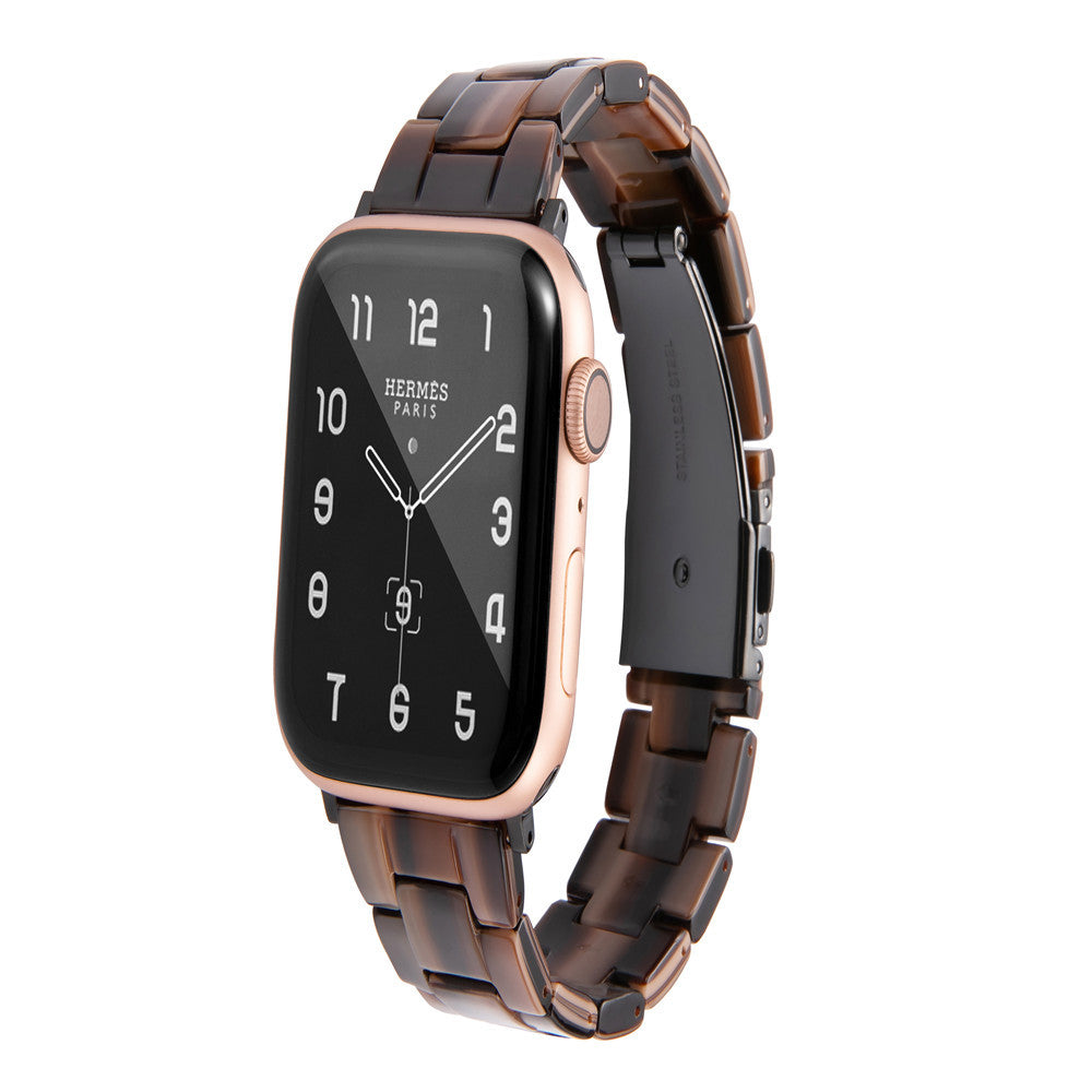 Resin Strap for Apple Watch Series 7 6 5 4 3 38/40mm 42/44mm 18 Colours Trend