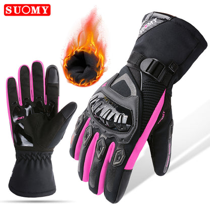 Motorcycle Riding Gloves Thermal Waterproof Windproof Unisex Winter Protection