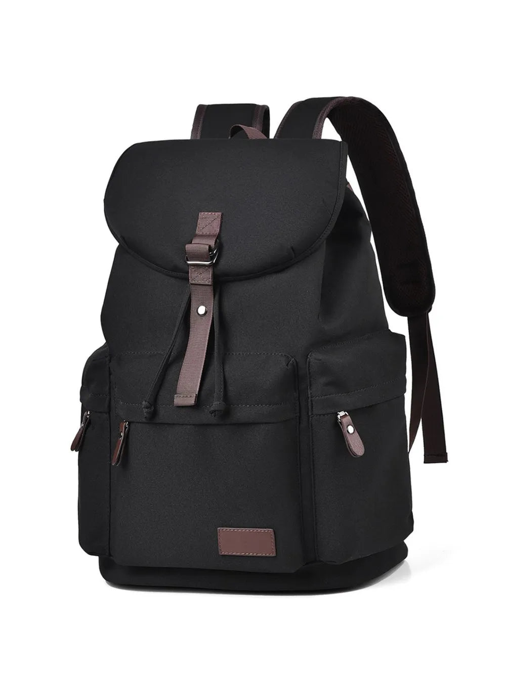 Adjustable Strap Canvas Backpack Multi Pockets Durable School Travel Rucksack