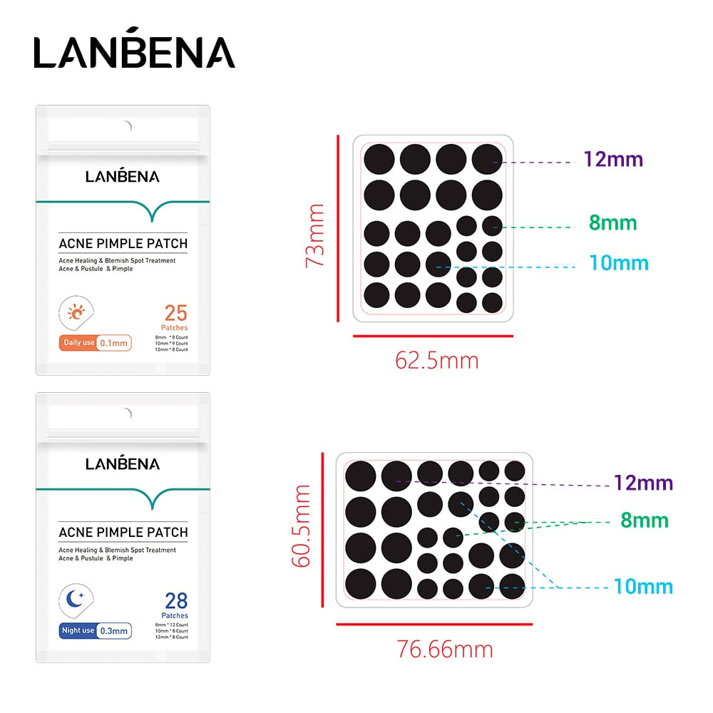 LANBENA Acne Pimple Patch Invisible Stickers Blemish Treatment Remover Skin Care