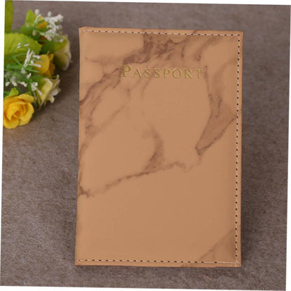 Passport Holder Secure Travel Wallet RFID Blocking Leather Document Organizer