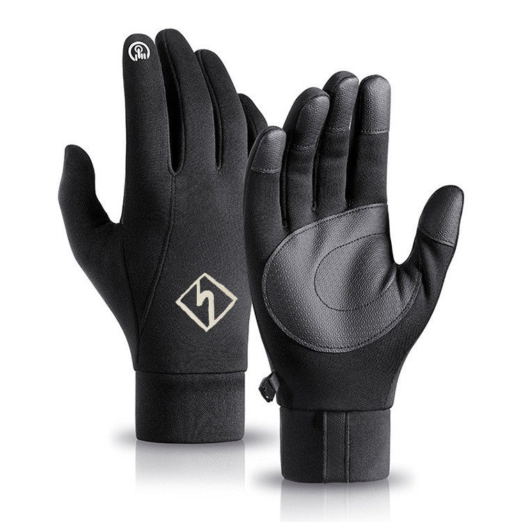 Winter Thermal Gloves Touchscreen Water Resistant Windproof for Outdoor Cycling