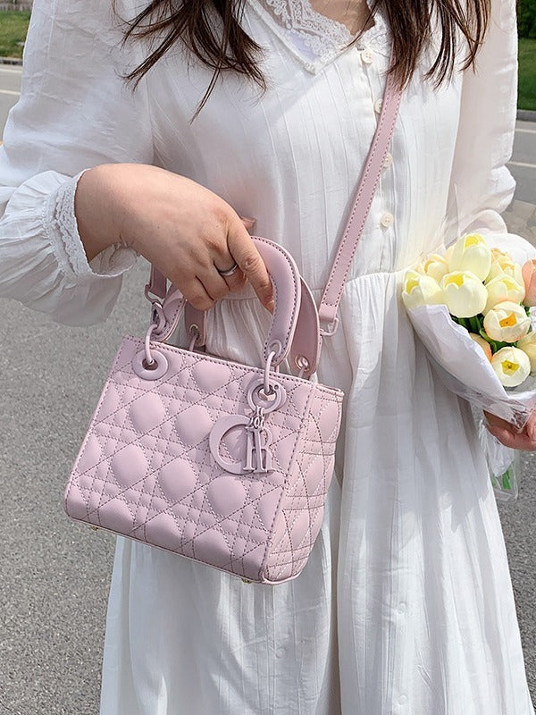 Frosted PU Handbag Compact Small Fashion Crossbody Bag Shoulder Bags