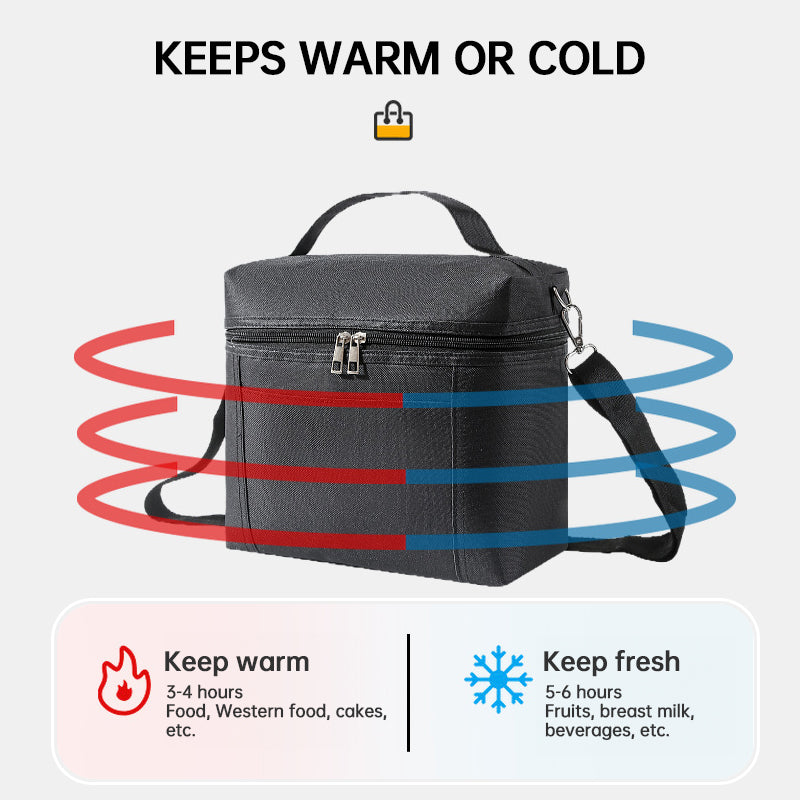 Insulated Lunch Bag Waterproof Leakproof Thermal Cooler for Work Travel Picnic
