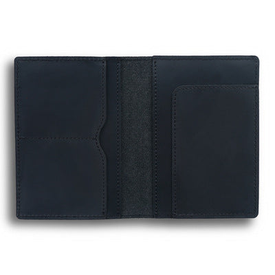 High-Quality Genuine Leather Passport Wallet with ID and Boarding Pass Holder