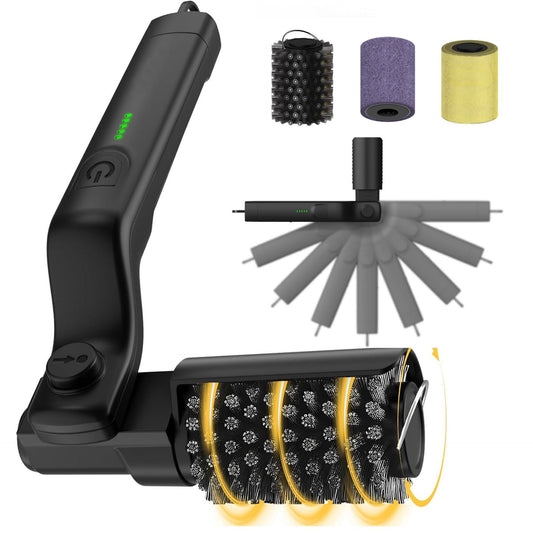 Electric BBQ Grill Brush Heavy Duty Oil Stain Remover Barbecue Cleaning Tool