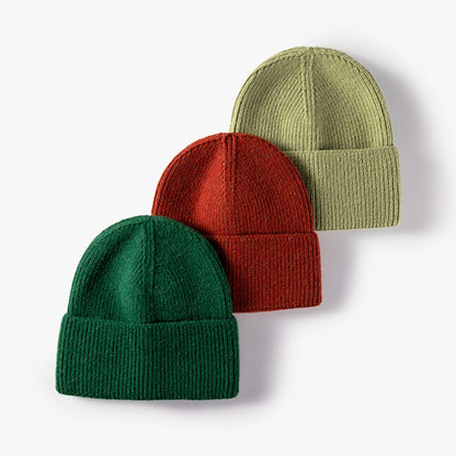 Unisex Knitted Beanie Hat for Winter and Autumn, Warm Outdoor Fashion Accessory