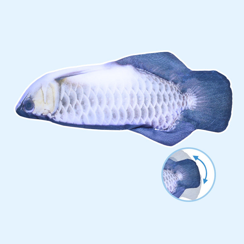 Electric Jumping Fish Cat Toy Simulating Real Movement Light Sound Toys Cats