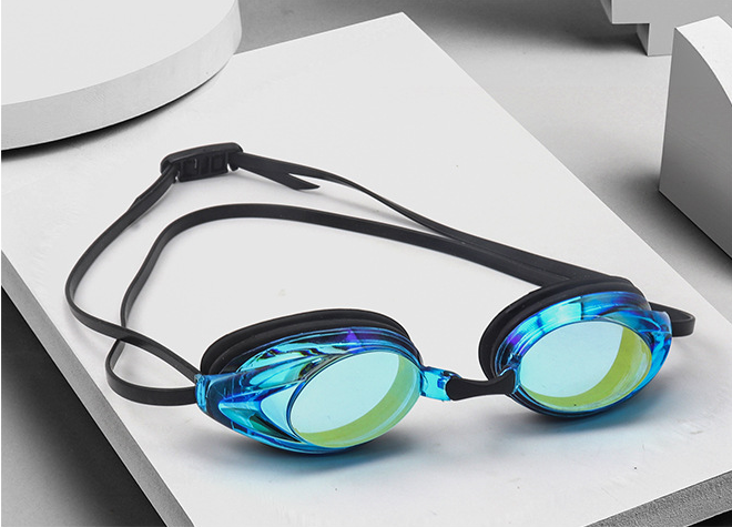 Adult Racing Swim Goggles High-Definition UV Protection Anti-Fog Adjustable Fit