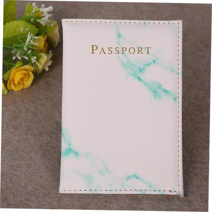 Passport Holder Secure Travel Wallet RFID Blocking Leather Document Organizer